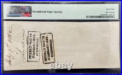 1862 $100 Confederate Note T-39 PMG 63 EPQ? Choice Unc Civil War Issue