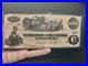 1862 $100 Confederate States America Train Paper Note Civil War Interest Stamp