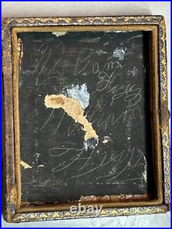 1862 1869 Civil War Era Ambrotype Tin Type Photo Of Confederate Soldier & Wife