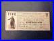 1862 $5 Texas Confederate Civil War Warrant for Military Service