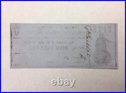 1862 $5 Texas Confederate Civil War Warrant for Military Service UNCANCELLED 1862 $5 Texas Confederate Civil War Warrant for Military Service UNCANCELLED