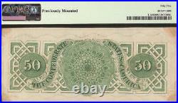 1862 $50 Dollar Confederate States Currency CIVIL War Note Better T-50 Pmg 55