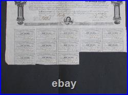 1862 CIVIL WAR $ 100.00 CONFEDERATE LOAN BOND TYPE 54 B-67 / Cr-32