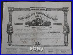 1862 CIVIL WAR $ 100.00 CONFEDERATE LOAN BOND TYPE 54 B-67 / Cr-32
