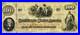 1862 Confederate States $100 T-41 Note Personal Inscription Civil War Note