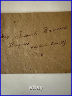 1862 Haywood, North Carolina Civil War Confederate Adversity Postal Cover 5c