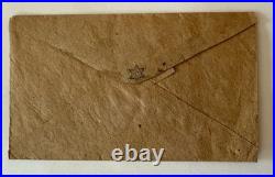 1862 Haywood, North Carolina Civil War Confederate Adversity Postal Cover 5c