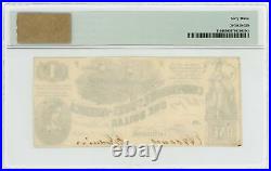 1862 T-44 $1 The Confederate States of America Note CIVIL WAR Era PMG Ch. CU 63