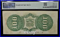 1863 $100 T-56 Confederate Civil War Banknote PMG 63 EPQ