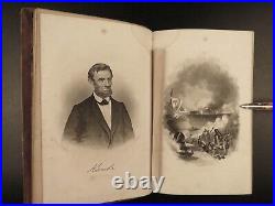 1863 Civil War 1ed The Great Rebellion US Confederate Union Lee Grant Headley 2v