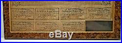 1863 Civil War $500 Confederate Bond withCoupons Issued At Houston, Texas Framed