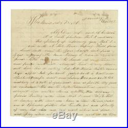 1863 Confederate Civil War Letter by Pvt. William I. Box, 3rd S. Carolina Btln