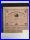 1863 Confederate States $100 7% Loan Bond w Coupons Civil War CSA