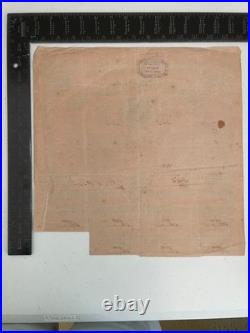 1863 Confederate States $100 7% Loan Bond w Coupons Civil War CSA
