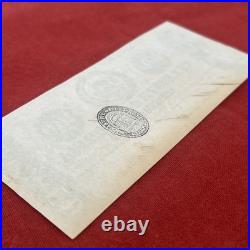 1863 Georgia $100 Confederate Currency Note Milledgeville Civil War Original