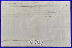 1863 June 30 Civil War Army Subsistance Document for Confederate Captain 16x10