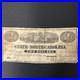1863 North Carolina $2 Confederate Note Raleigh Civil War Era Hole