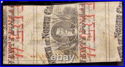 1863 RALEIGH NORTH CAROLINA 25c Confederate Civil War Banknote Currency, PMG 62