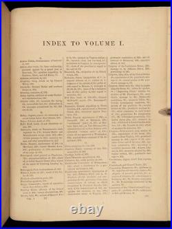 1863 Southern Rebellion CIVIL WAR Confederate SLAVERY Battles Maps Dred Scott 2v