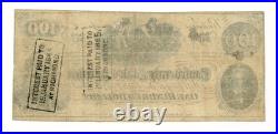 1863 T-41 $100 Confederate States of America Note CIVIL WAR Era