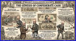 1864 $10 Confederate Note T-68 PMG 63 Small Tear CSA Civil War Currency