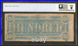 1864 $100 Dollar Confederate Note Havana CIVIL War Counterfeit Ct-65 Pcgs 58