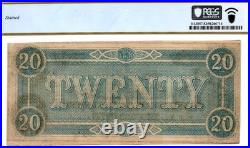 1864 $20 Confederate States of America T-67 PF-20 Note -PCGS AU53! Civil War Era