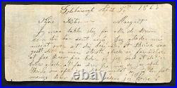 1864 $5 Csa Confederate Note CIVIL War Inscription Missing Front Print Error