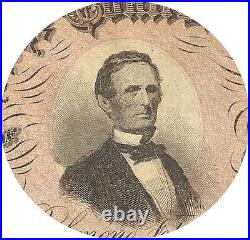 1864 $50 Confederate CIVIL War Currency Jefferson Davis Portrait Nice Grade