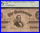 1864 $50 Confederate States Note CIVIL War Money T-66 Black White Signatures Pmg