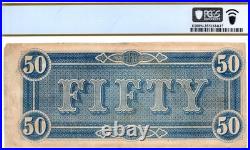 1864 $50 Confederate States of America T-66 PF-13 Note -PCGS VF35! Civil War Era