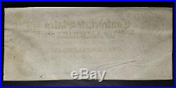 1864 $500 Confederate Note C. S. A. Currency From Late Civil War Times