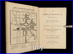 1864 CIVIL WAR Burning of Chambersburg MAP Confederate General McCausland CSA