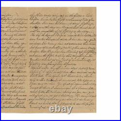 1864 Confederate Civil War Letter 25th Virginia Battle of Hatcher's Run