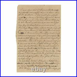 1864 Confederate Civil War Letter 25th Virginia Battle of Hatcher's Run