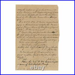 1864 Confederate Civil War Letter 25th Virginia Battle of Hatcher's Run