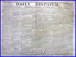 1864 Confederate Civil War newspaper w SHERMAN MARCH THROUGH GEORGIA to SAVANNAH 1864 Confederate Civil War newspaper w SHERMAN MARCH THROUGH GEORGIA to SAVANNAH