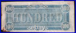 1864 Confederate States $100 T-65 Feb 17 CSA Civil War Note Richmond Currency