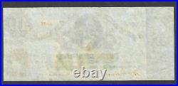 1864 State Of Alabama $10 CIVIL War Cotton & Gov. Choice Crisp Uncirculated