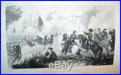1865 CIVIL War American Rebellion Confederate Union Leather Illustrated