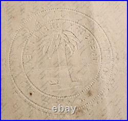 1865 Civil War Bond $1000 Confederate States of America CSA Issued April 1893