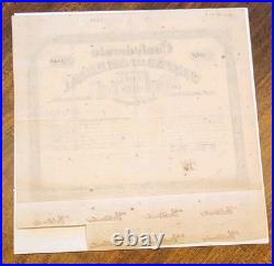 1865 Civil War Bond $1000 Confederate States of America CSA Issued April 1893