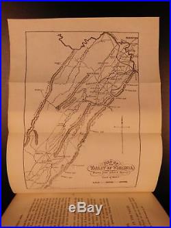 1866 1st ed Campaigns Robert E Lee McCabe CIVIL WAR Confederate Virginia MAPS