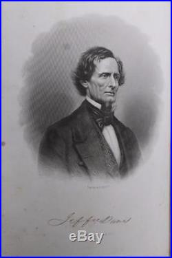 1866 1stED THE LOST CAUSE CONFEDERATE CIVIL WAR SLAVERY LINCOLN CSA JEFF DAVIS