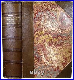 1866 Antique CIVIL War Book Military History Union Confederate Color Plates Map