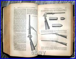 1866 Antique CIVIL War Book Military History Union Confederate Color Plates Map