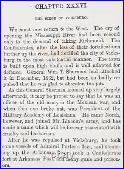 1866 Confederate SOUTHERN HISTORY CIVIL WAR Book DEMOCRAT PARTY army REBEL C. S. A