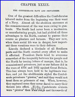 1866 Confederate SOUTHERN HISTORY CIVIL WAR Book DEMOCRAT PARTY army REBEL C. S. A