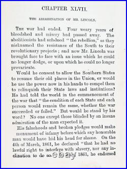 1866 Confederate SOUTHERN HISTORY CIVIL WAR Book DEMOCRAT PARTY army REBEL C. S. A