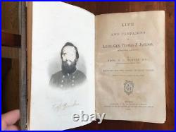 1866 Life & Campaigns of Lieut. Gen. Stonewall Jackson, Confederate Civil War